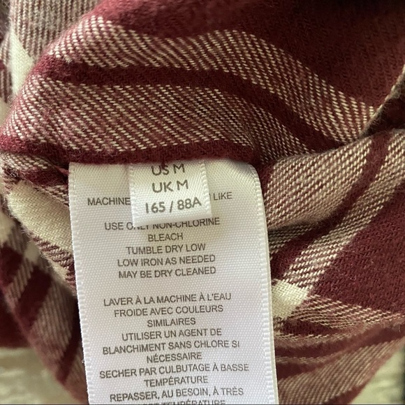 URBAN Outfitters-BDG Flannel/Thermal Button Down Top (Size:Medium) - Picture 7 of 8